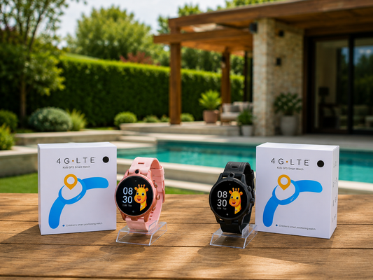 Smartwatch Copii cu GPS Tracker, Buton SOS, Rezistent la Apă, Cartelă SIM, Apel Video 4G
