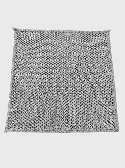 Set de 10 lavete multifuncționale pentru curățenie, 20 x 20 cm, microfibră metalică fără zgâriere
