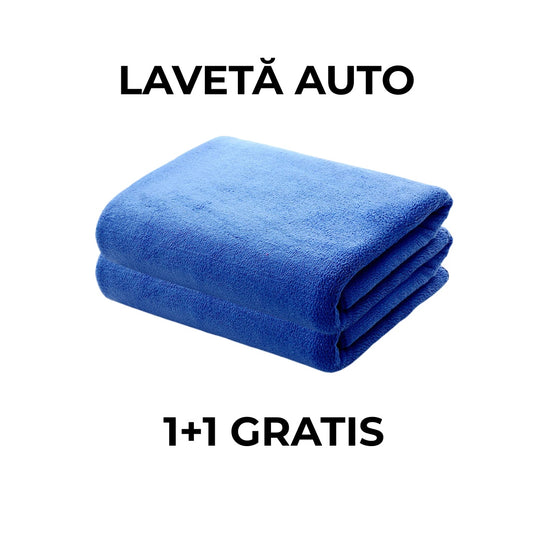 Lavetă Auto din Microfibră 80x50 cm – 1+1 GRATIS, Ultra Absorbantă și Fără Zgârieturi