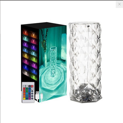 Lampa cu proiector - trandafir