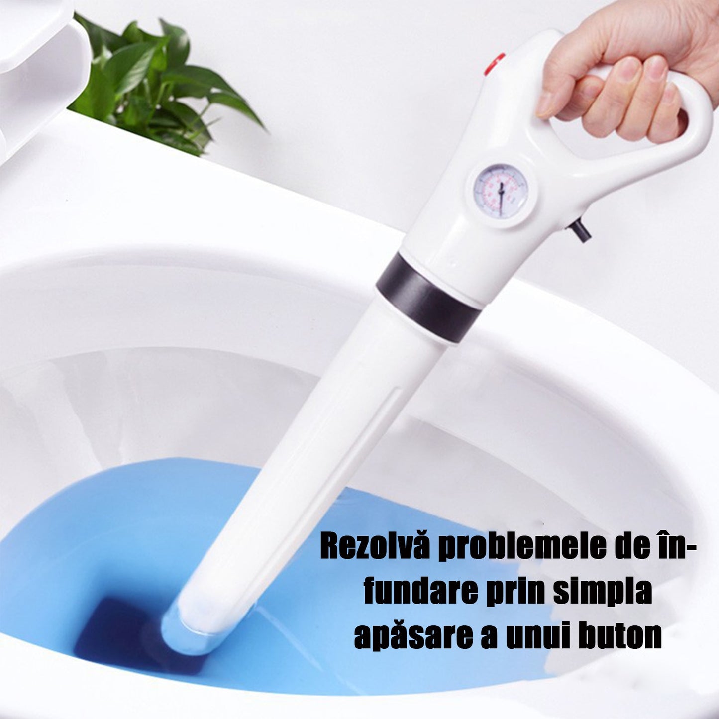 Pompa cu aer comprimat Zâna Casei , desfundat chiuvete, Instalatii sanitare, WC