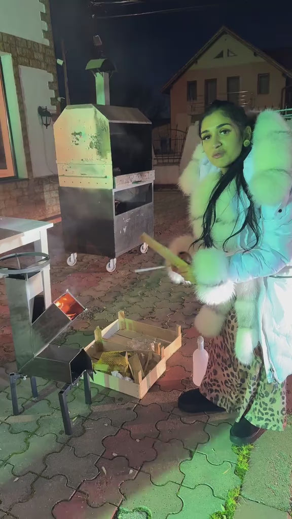 Sobă tip rachetă – Compactă, eficientă și versatilă - Produs original fabricat in Romania.