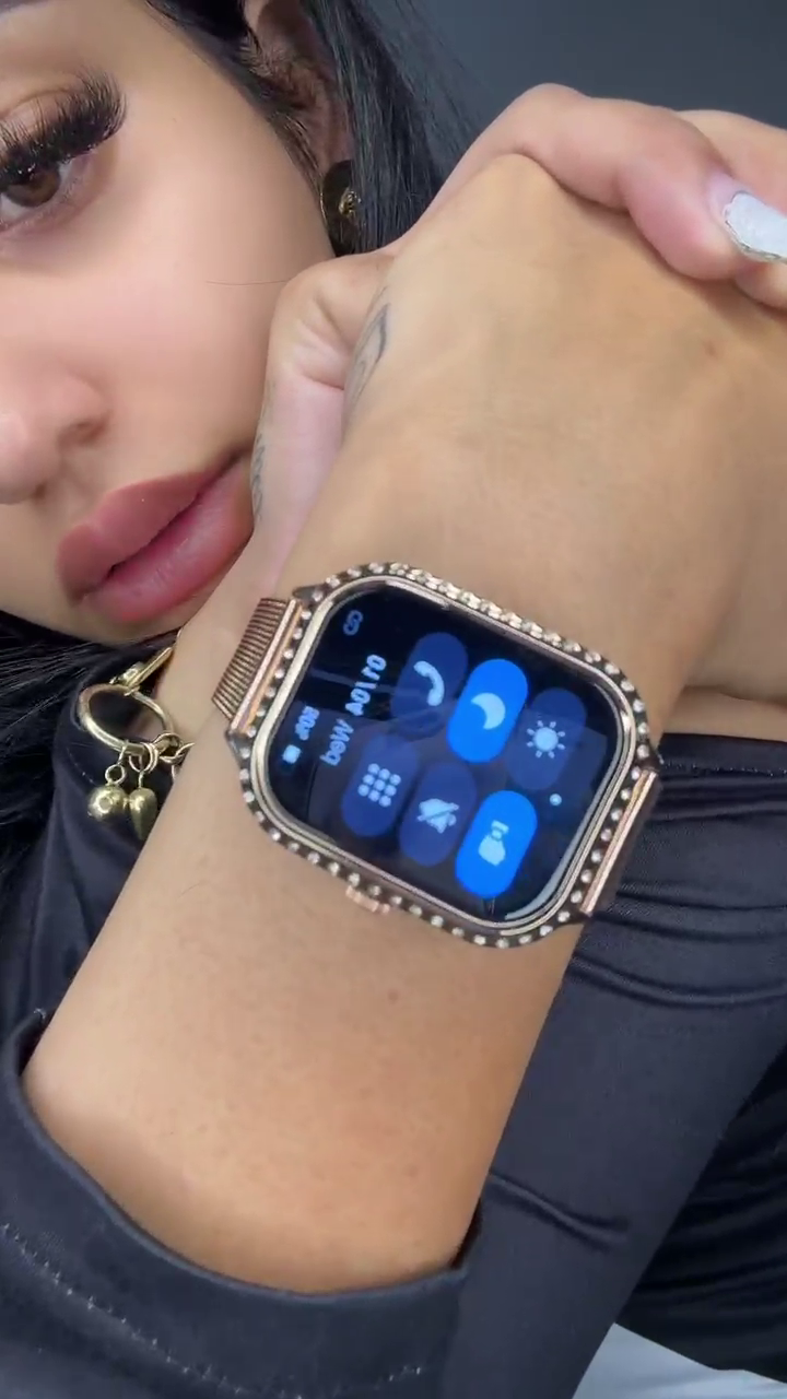 Smartwatch pentru Dama – Ecran FULL HD 1.75”, Monitorizare Sănătate, 130 Sporturi & Notificări